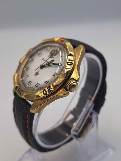 Cardi Vostok Russian (USSR) Mechanical Wind Up Divers Watch With Bronze Dial - Unboxed