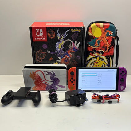 Nintendo Switch OLED Pokemon Scarlet & Violet Edition Boxed