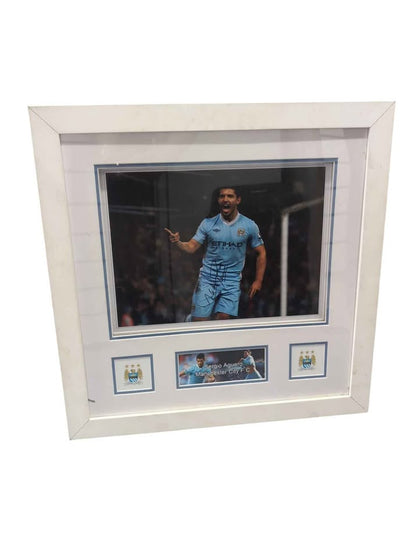 Premier Events Framed Sergio Aguerio Signed Picture With COA