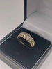 (9ct 375 Hallmarked&Tested), Gold Ring With Small Diamonds, Weight: 5.12g, Size: L