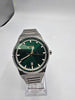 boss candor steel case and green dial *24 month warranty*
