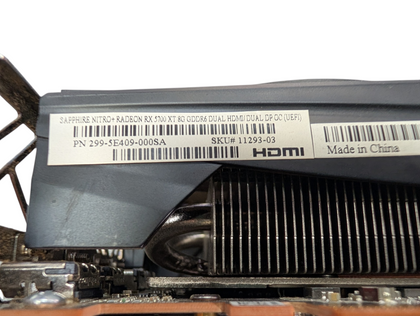 Sapphire Nitro+  Radeon Rx 5700 XT Graphics Card