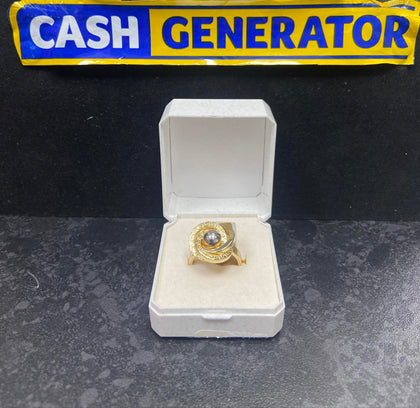 14ct Gold Ring (Size N), 2.72g