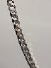 925 Silver 28" Curb Chain with Cross - 33.06g