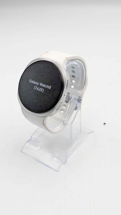 Samsung Galaxy Watch8 Smartwatch - 44mm - 4G - Silver - SM-L335F - Unboxed W/ White Strap & Charger