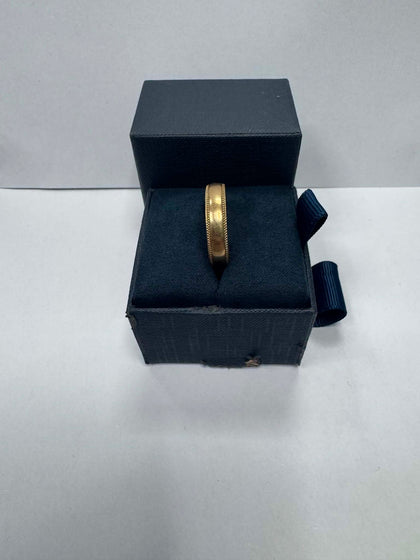 4.3g 9ct Gold Wedding Band Ring - Size Z - **Hallmarked**