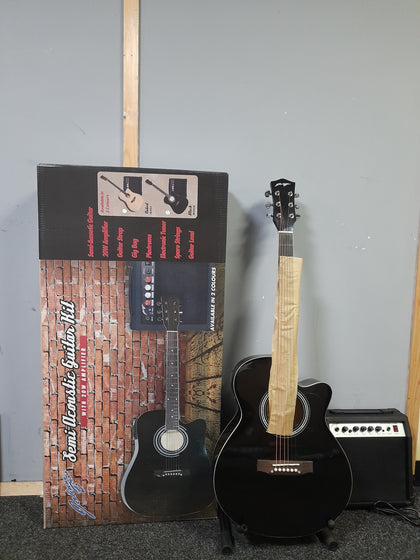 Johnny Brook Electro-Acoustic Guitar Kit, Black