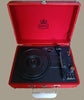 GPO Attache Vinyl Record Player with Built-in Speakers USB Red *Collection Only*