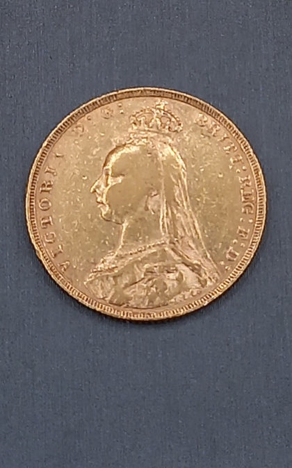 22ct Full Sovereign Jubilee Head Queen Victoria 7.98g