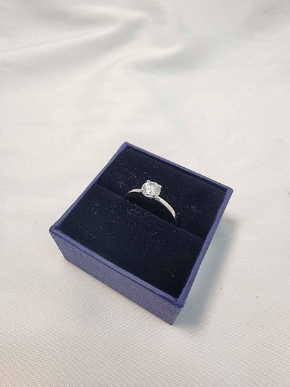 Swarovski 5402429 White Rhodium Plated Attract Ring Boxed