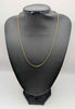 375 HALLMARKED 9CT, YELLOW GOLD, BOX LINK CHAIN, 20", 4.05G, BOXED