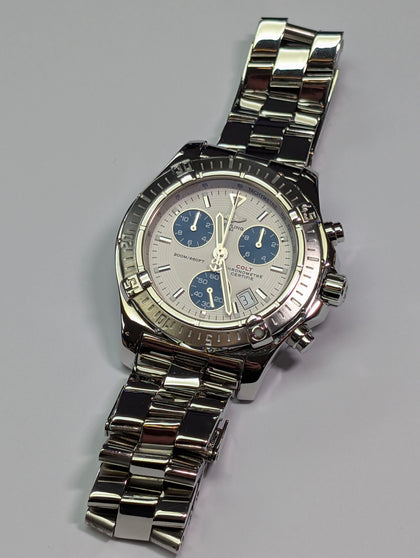 Breitling A73380 Colt Chrono Cream/Blue Watch Boxed