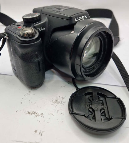 Panasonic Lumix FZ45 14M Digital Bridge Camera - Includes Camera Case, Battery, Strap And Charger