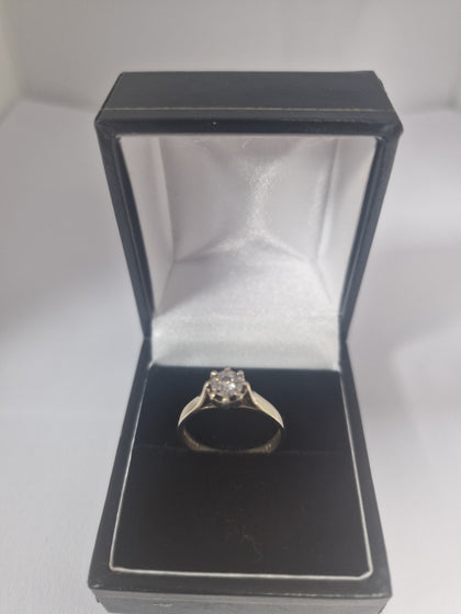 Gold Ring 9CT 375 2.4G Size M