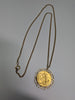 1898 Full Sovereign Pendant & 24" Necklace
