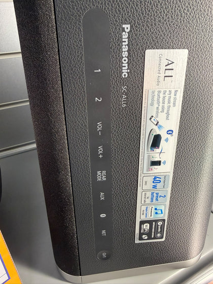 Panasonic SCALL6EBK 40W Wireless Powerful Multi-Room Speaker
