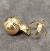 F BROS 1980 Gold & Gold on Silver Opening Masonic Orb Pendant