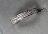 9ct  White Gold Diamond Ring Size J