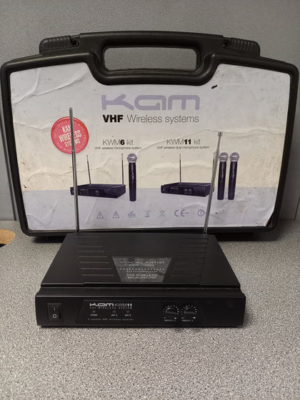 KAM KWM11 Dual VHF Wireless Microphone System**READ DESCRIPTION**