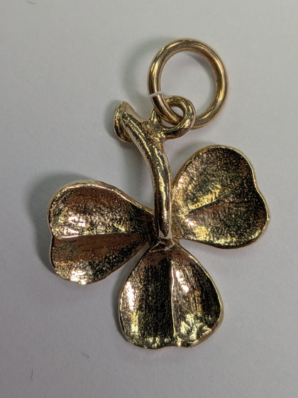 9ct Gold 3 Leaf Clover Pendant