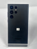 Samsung Galaxy S22 Ultra Phone Phantom Black 128 GB *HAIRLINE CRACK ON SCREEN*