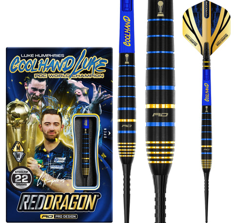 Red Dragon Luke Humphries TX4 Avenger 90% Steel Darts 24 Gram