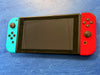 nintendo switch console red and blue joycons