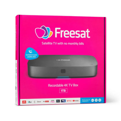 Freesat Recordable 1TB 4K TV Box NEW SEALED