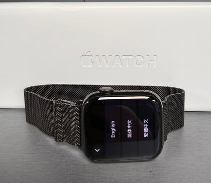 **Black Friday Deal** Apple Watch Series 9 (GPS + Cellular), 45mm Graphite Stainless Steel Case with Graphite Milanese Loop