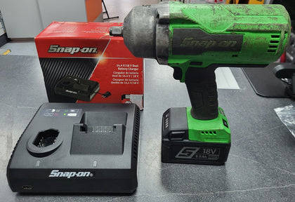 Snap On 18v MonsterLithium Brushless 1/2” Impact Gun Wrench Green CT9080