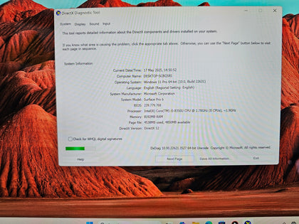 Microsoft Surface Pro 6