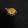1967 Gold Sovereign Coin Elizabeth II Young Head & 9ct Mount - Full