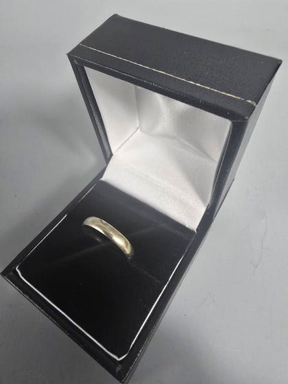 9ct White Gold Ring 375 1.4G Size N