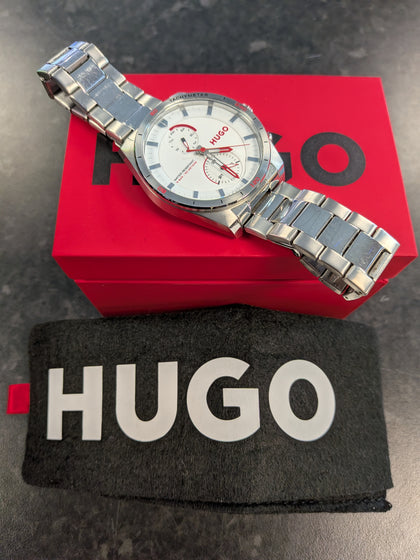 White Faced Hugo Boss Watch Boxed