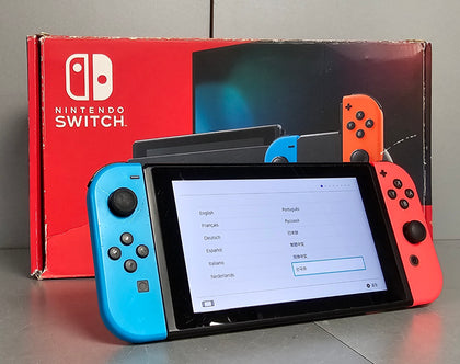 Switch Console, 32GB HAC-001-01 + Neon Red/Blue Joy-Con