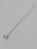 (18K Hallmarked&Tested), Boodles White Gold Necklace With M Pendant, 4.5G, 18" In Length
