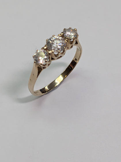 9ct Gold Eternity Ring Size O