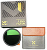 K&F Concept Variable ND Filter True Color ND2-ND32 with 28 Layers of Anti-reflection Green Film Waterproof