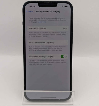 Apple iPhone 14, 128GB Midnight, Unlocked, Unboxed. *82% Battery Health*