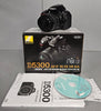 Nikon D5300 DSLR Camera in Black with 18-55mm AF-P VR Lens + 32GB M/card
