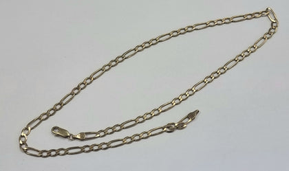 9ct Yellow Gold Figaro Chain 18