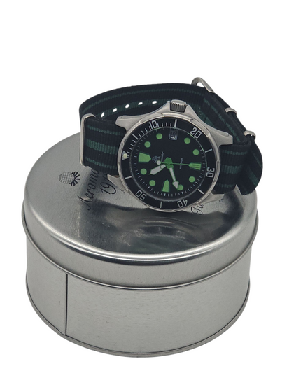 Tauchmeister T0322 Profi Taucheruhr 50 ATM Kautschukband 43 mm