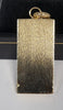 9ct - Yellow Gold Bar/Pendant - 16.18g - 1.2" - Hallmarked