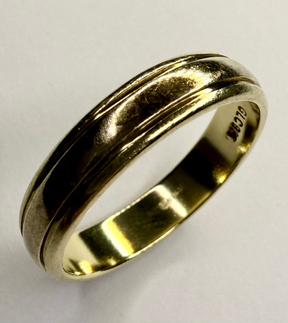 9ct Gold Wedding Band Size W