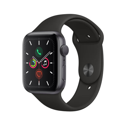 Apple Watch Series 5 (gps) 44mm Aluminum Case with Black Sport Band - Space Gray