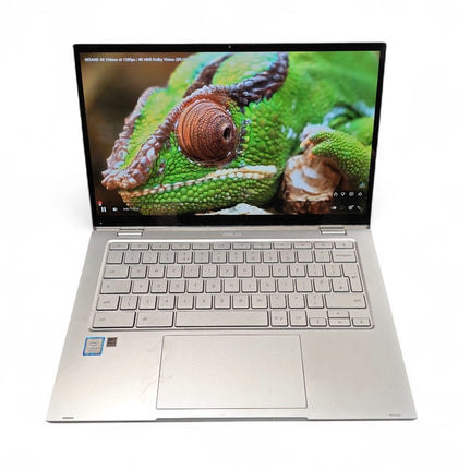 Asus Chromebook Flip C433T 14” 2 in 1 Hybrid Full HD - Silver**Unboxed**