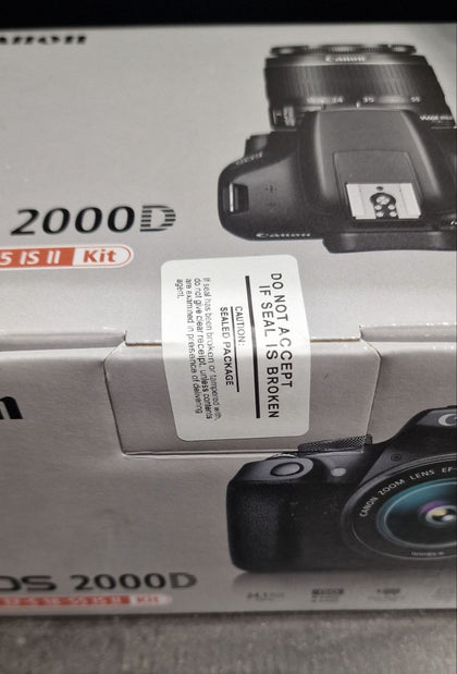 *Brand New* Canon EOS 2000D Black + 18-55mm IS II
