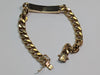 9CT GOLD I.D BRACELET (ROY)