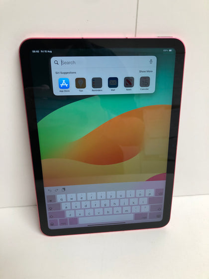 Apple iPad 10.9-inch 10th Gen A2757 Black/Pink - Cellular