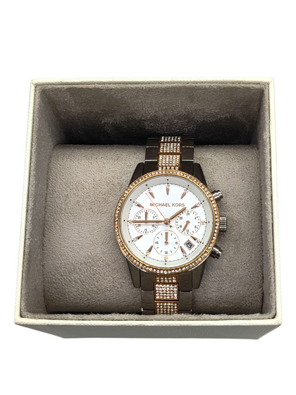 Michael Kors Ritz Watch Ladies Two Tone Chronograph MK6651
